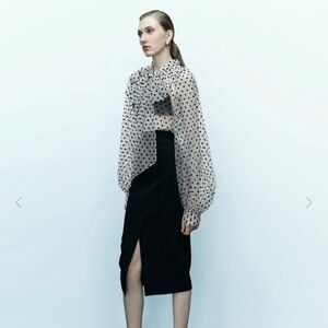 Statement Sheer Blouse
